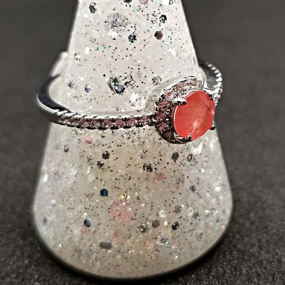 Quartz Ring Red Size  11 Ring Bomb Party - Picture 3 of 6